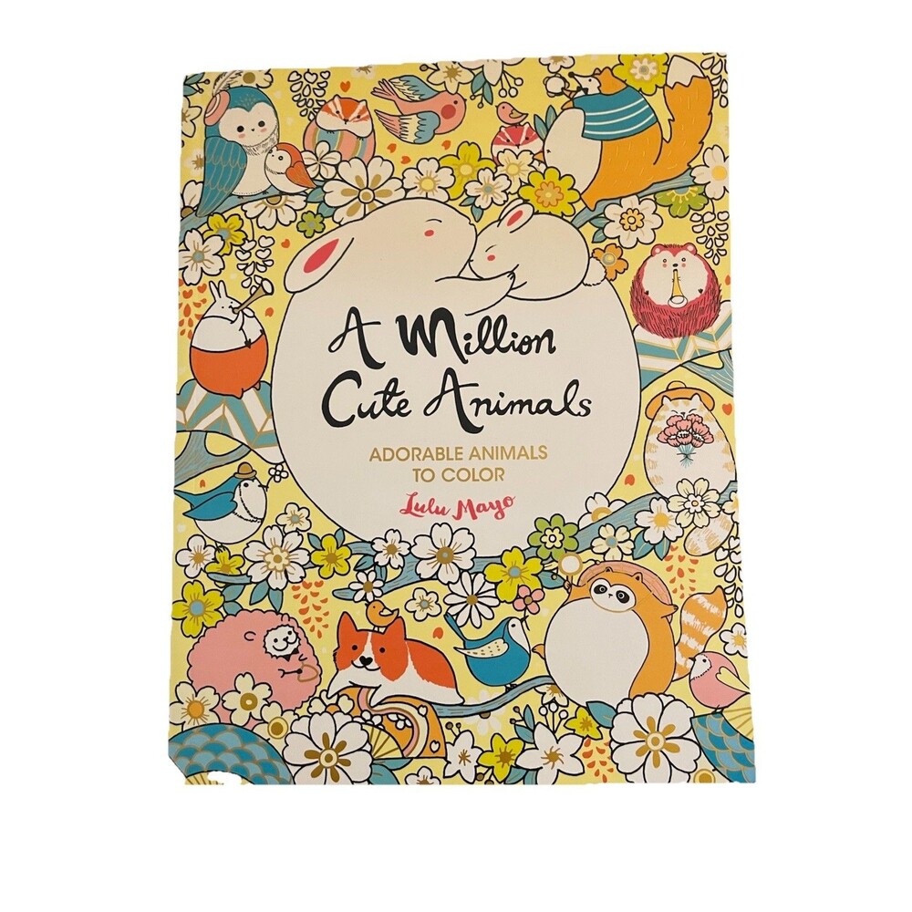A Million Cute Animals: Adorable Animals to Color (A Million Creatures to - GOOD